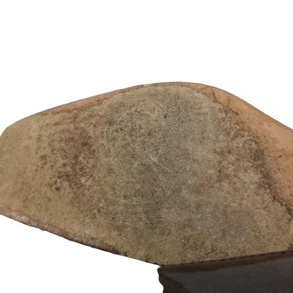 Bill Pinner Caligarius Brown Patent Leather Kitten Heel Pump - Size 7.5 B - Picture 9 of 13